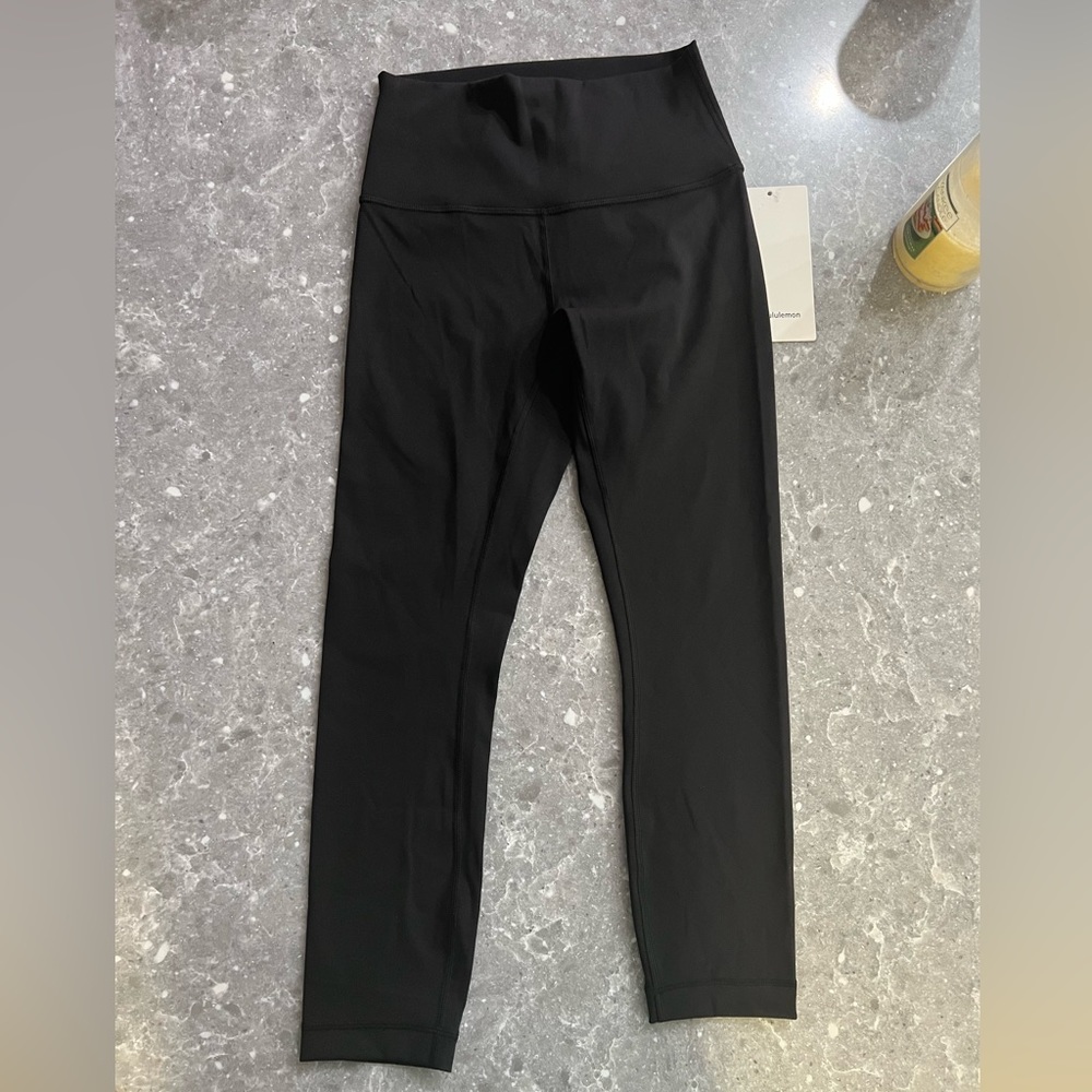 Lululemon Wunder Under 23” cropped black leggings size 4 NWT
